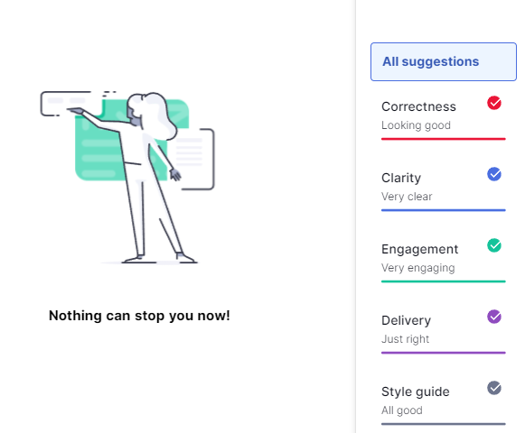 grammarly suggestions